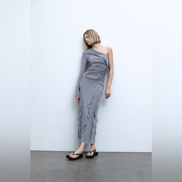 ZARA RUFFLED TULLE SKIRT & TOP SET - Picture 1 of 10